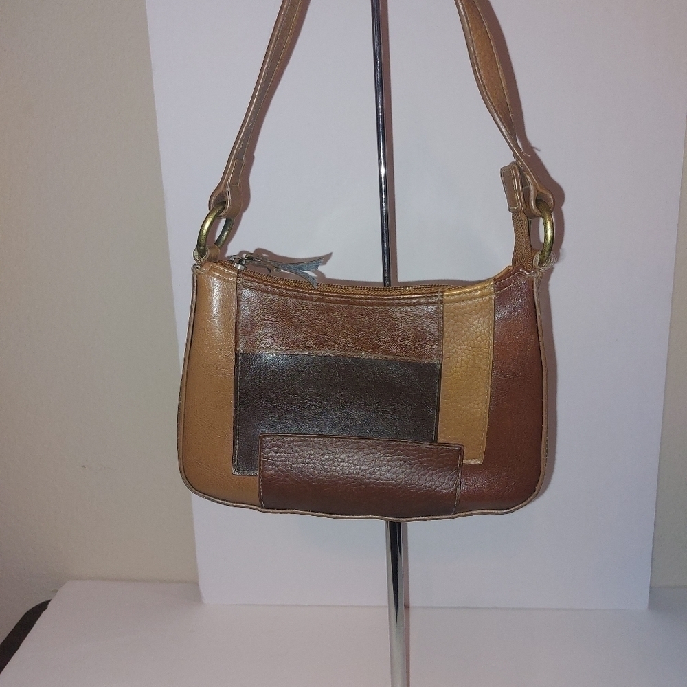 Ladies Patchwork Shoulder Bag - image 2